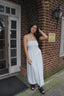 happiest here striped maxi