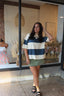 maddox stripe tee - navy