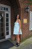 sending postcards mini dress
