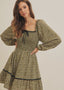 River Smocked Mini Dress