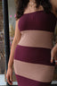 on vacay strapless midi