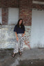 zapped zebra pants